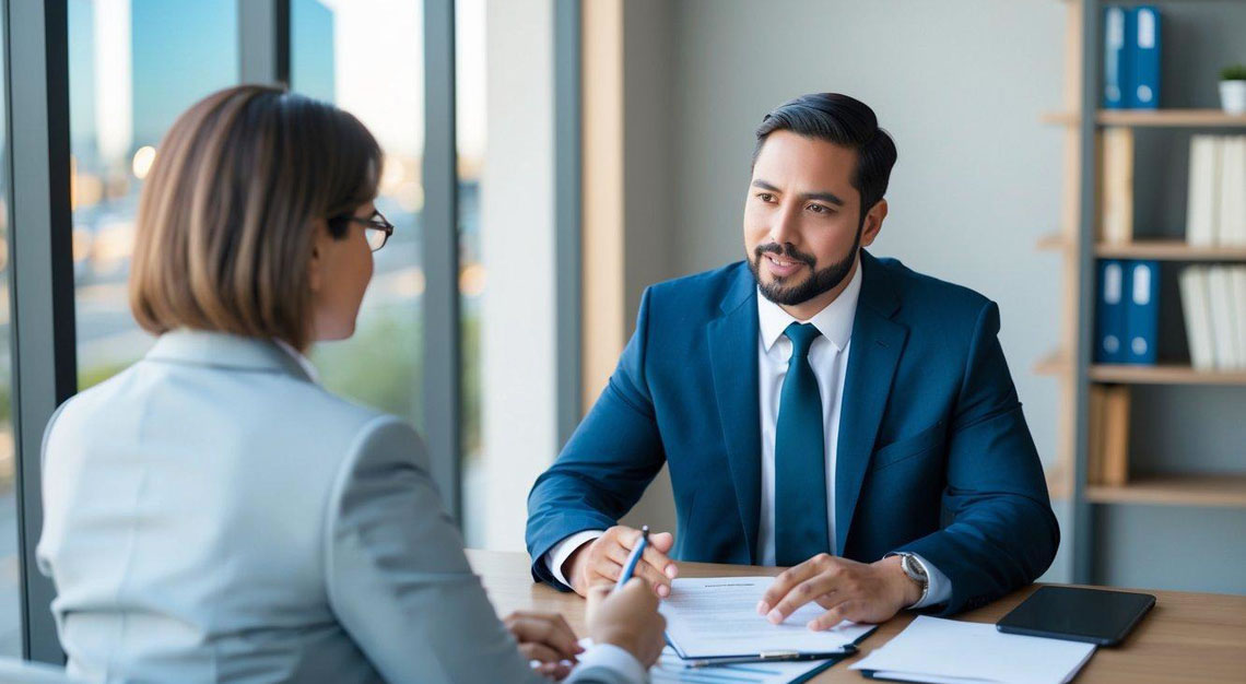 A person meeting with a DUI lawyer to discuss Arizona license reinstatement requirements and process